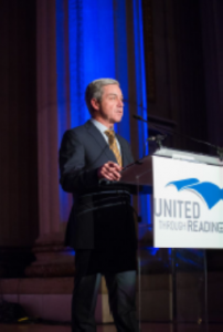 President and CEO of BAE Systems Inc., Jerry DeMuro, at UTR's Tribute to Military Families in 2014.